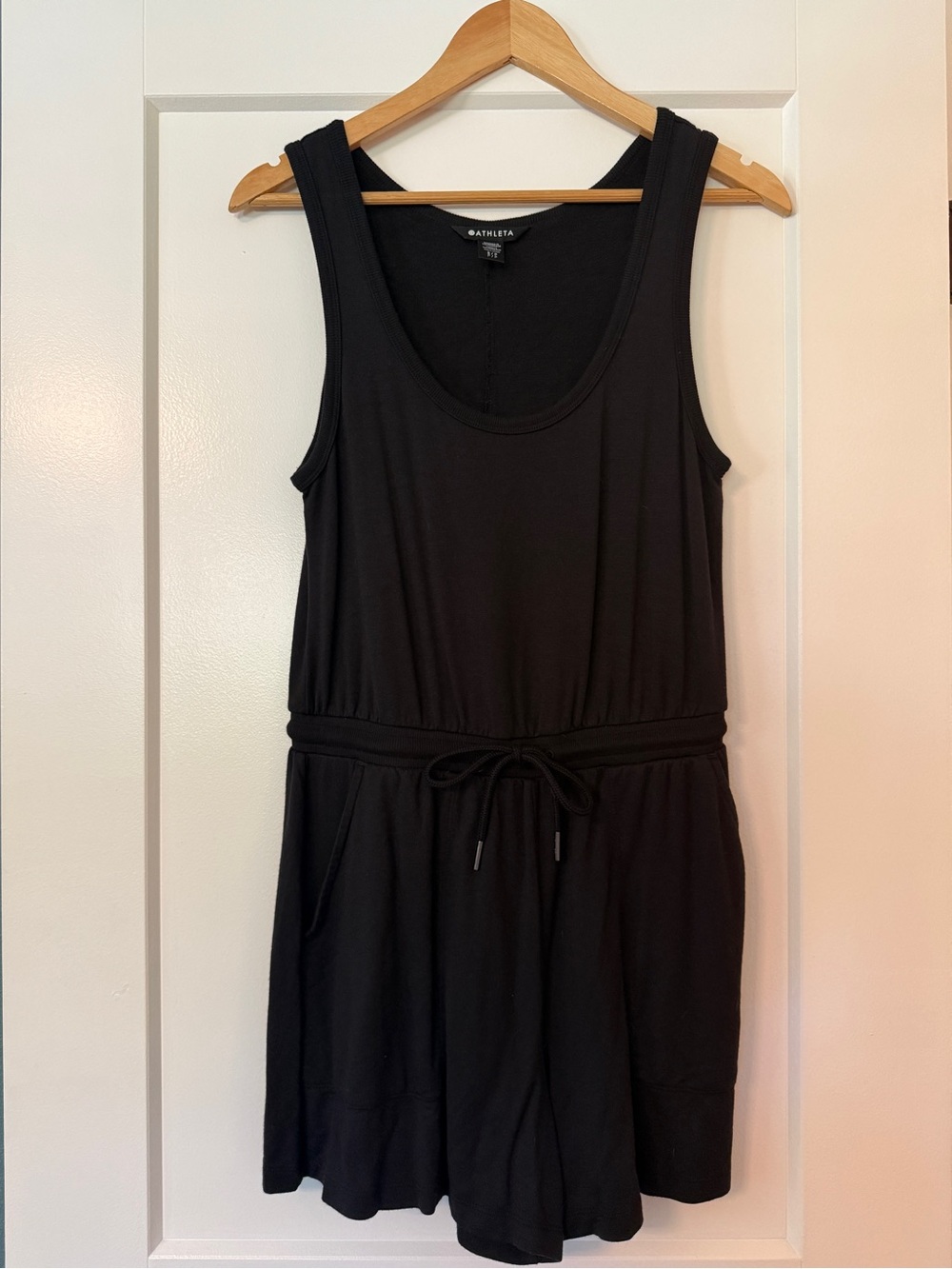 Athleta Women’s Black Sleeveless Romper One-Piece